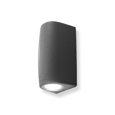 Aplique LED cilíndrico gris IP55 GU10 inc MARTA90 FL0390