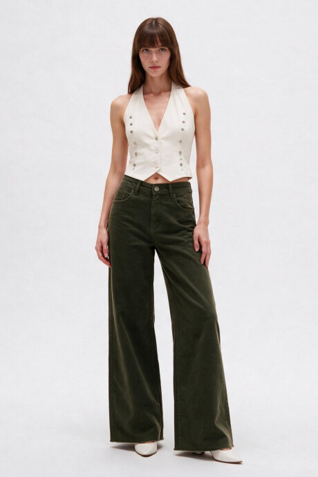 Pantalon Balton Verde Oliva Oscuro