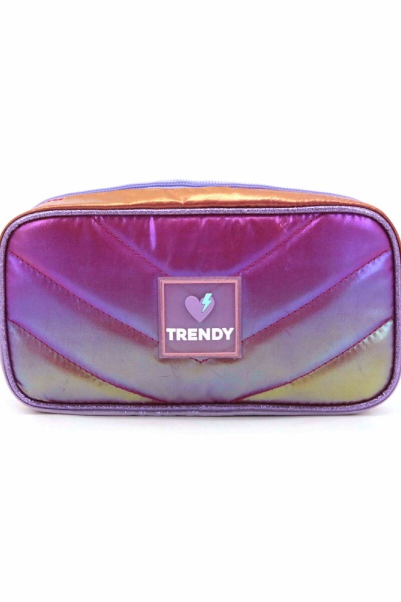 Cartuchera tornasolada Rosa