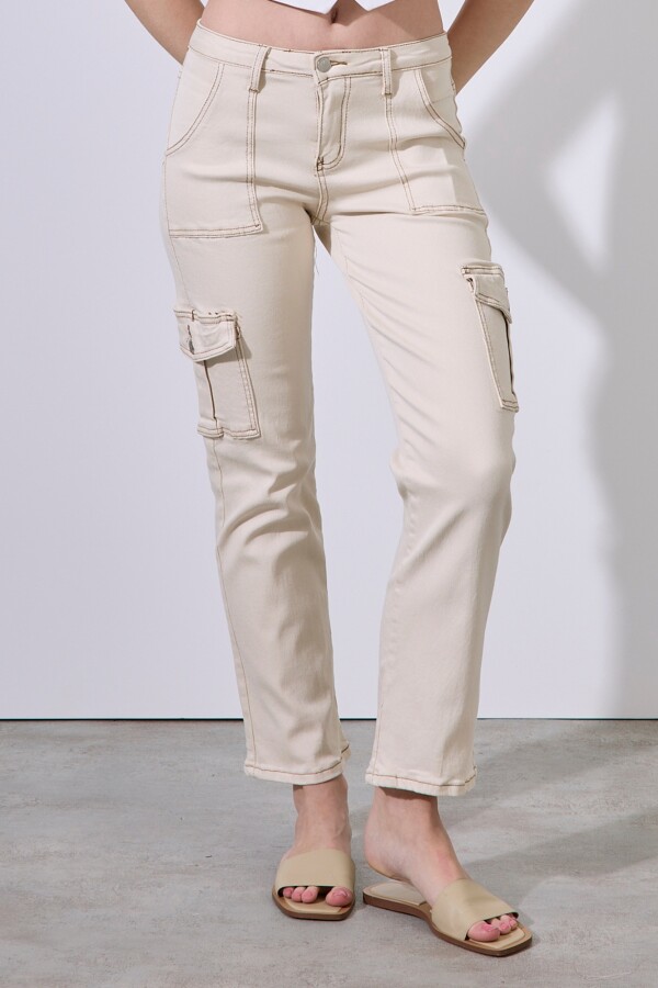 Jean Cargo BEIGE