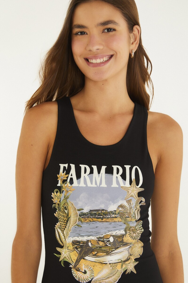 VESTIDO MUSCULOSA Negro
