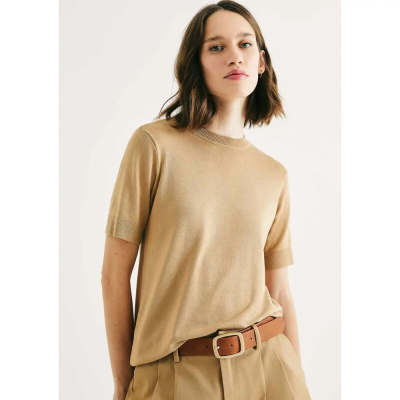 BLUSA FEM MARROM CLARO