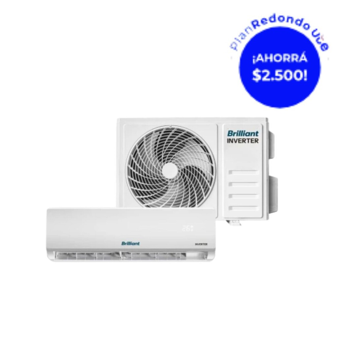 Aire Acondicionado 12000 Btu Inverter Brilliant Brez12inv-aabrs15w 