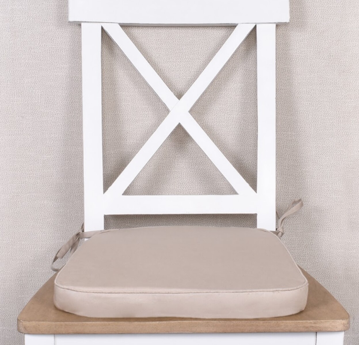 Almohadón para silla - Beige – 37×40 cm 
