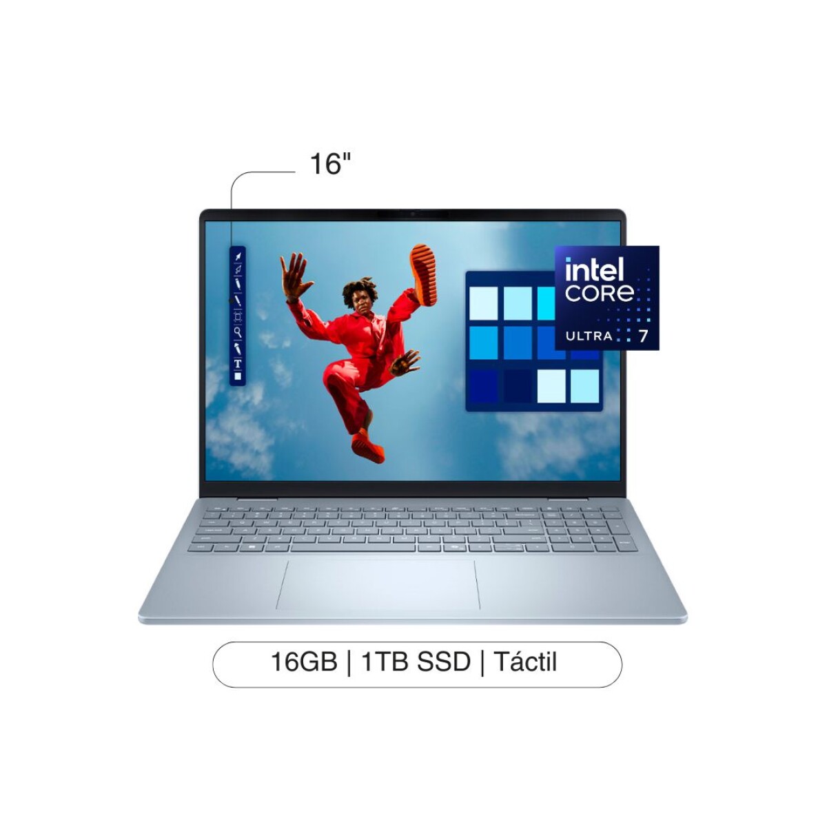 Notebook DELL Plus 2 En 1 16' Touch 2K Touch 1TB / 16GB RAM Intel Core Ultra 7 256V W11 