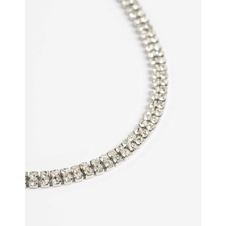 Collar Corto Strass Crystal Cristal