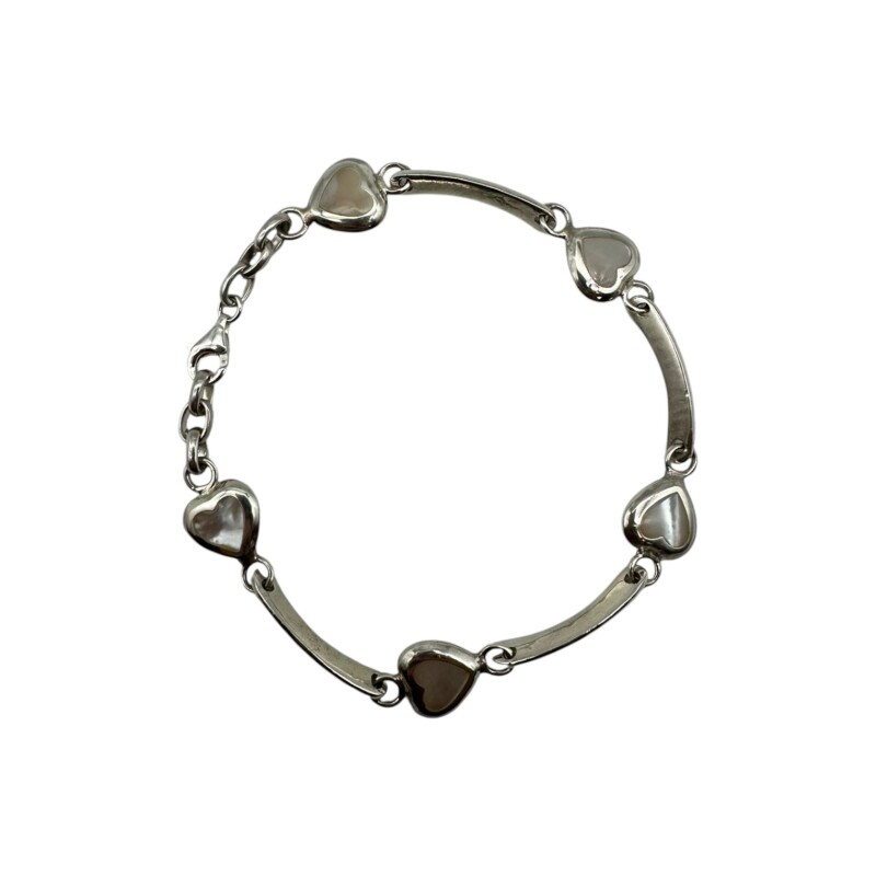 Pulsera corazón-Plata 925-Piedra zirconia-PU3829 conpiedra