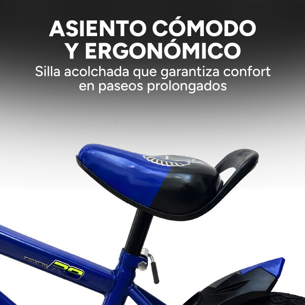 Bicicleta Infantil Yjtong R16 Canasto Parrilla Guardabarros Azul 1