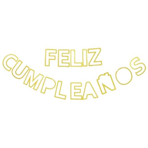 Guirnalda Feliz Cumple Metaliz Guirnalda Feliz Cumple Metaliz