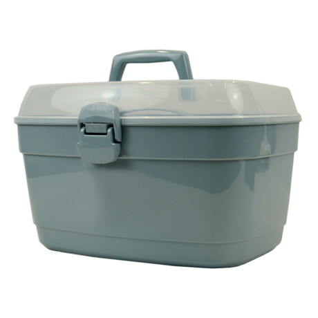 Caja organizadora con bandeja G AZUL CLARO