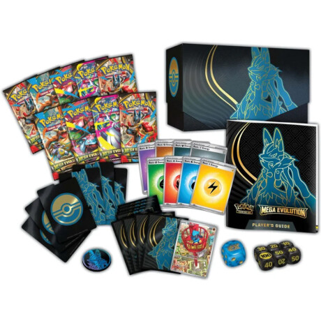 Pokémon TCG: Elite Trainer Box - Mega Evolution Lucario [Inglés] Pokémon TCG: Elite Trainer Box - Mega Evolution Lucario [Inglés]