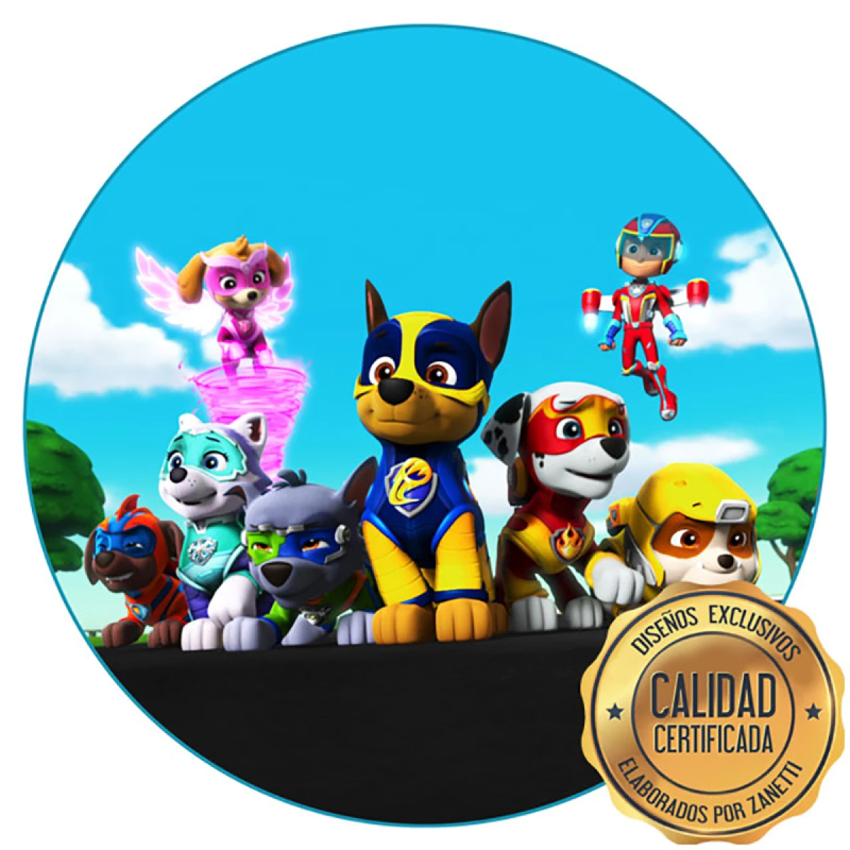 Lámina Paw Patrol - Disfraz Red. 