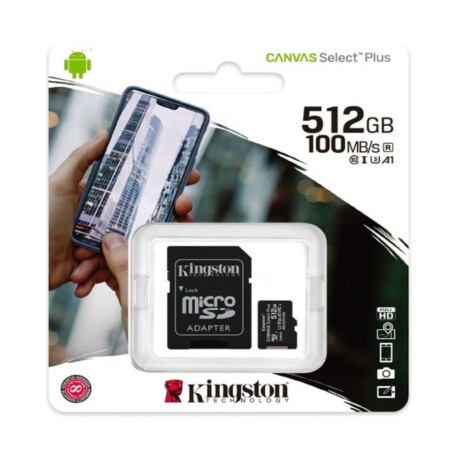 Memoria Kingston Microsdxc 512GB Canvas Select Plus Clase 10 001