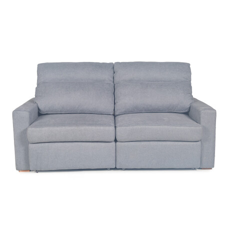 Sofá Austin (Retráctil) - Tela Microfibra - 2 módulos FX4-13 (Gris)