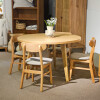 Mesa de comedor redonda Modena -120cm de diámetro, Roble (por pedido) Mesa de comedor redonda Modena -120cm de diámetro, Roble (por pedido)
