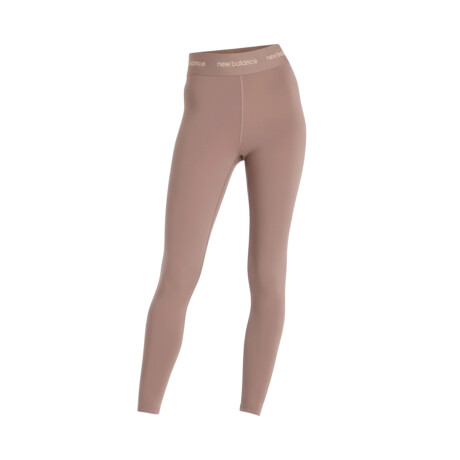 Calza New Balance Sleek High Rise Sport Legging 25 - Brown Brown
