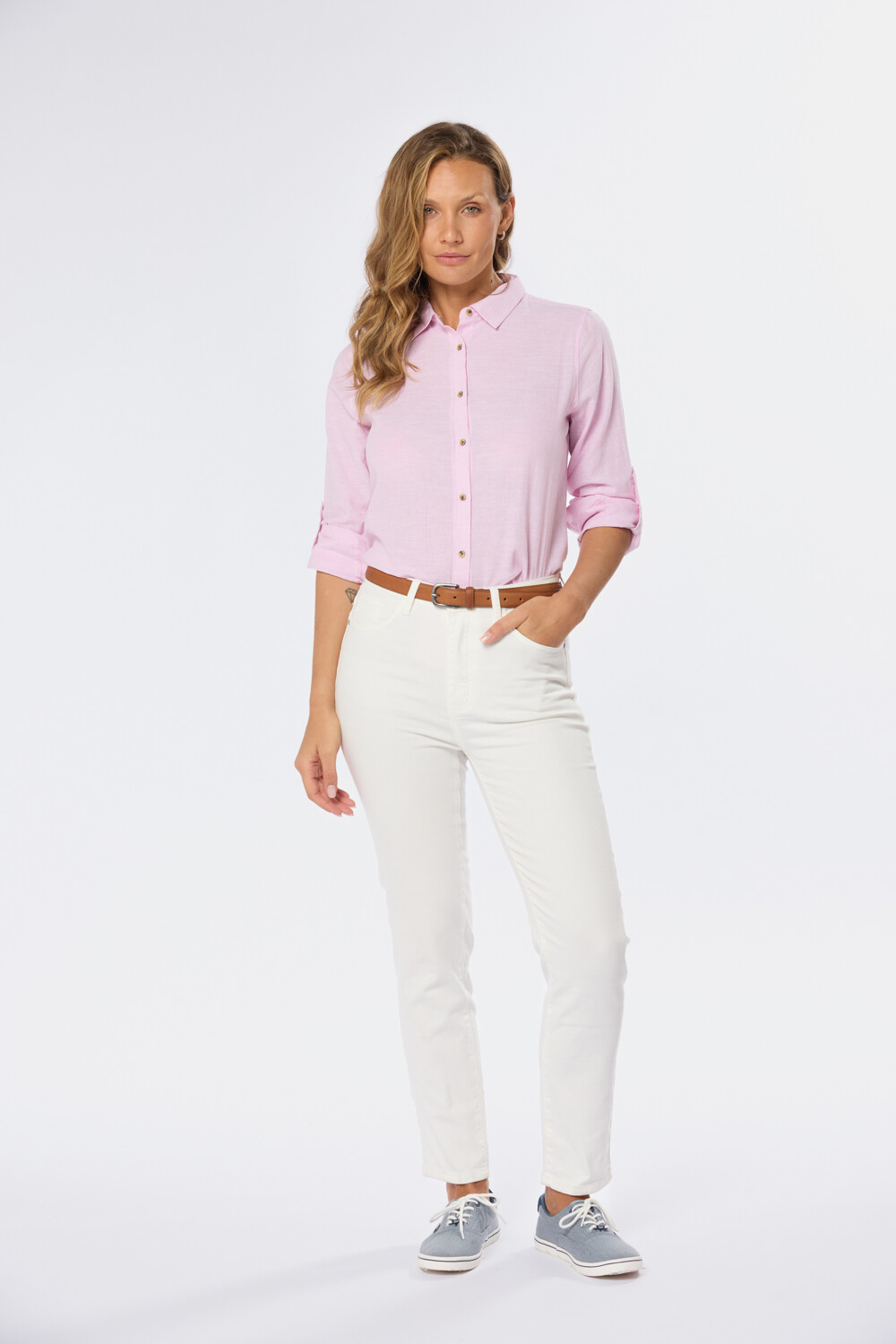 PANTALÓN 5 BOLSILLOS Blanco