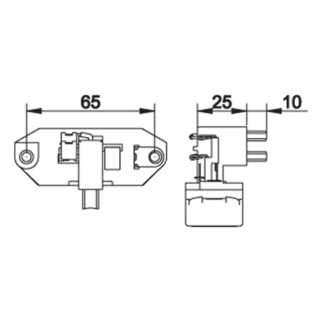 REGULADOR VOLTAJE - BOSCH 12V FIAT-VW=IK.524 COL/32MM DUNCAN REGULADOR VOLTAJE - BOSCH 12V FIAT-VW=IK.524 COL/32MM DUNCAN