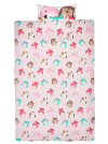 Juego funda nórdica SQUISHMALLOWS 155x220 rosa Juego funda nórdica SQUISHMALLOWS 155x220 rosa