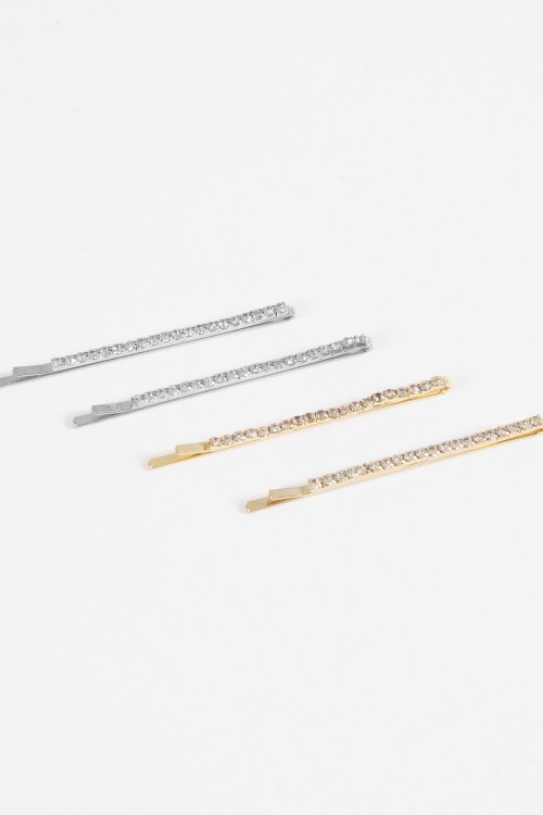 Set de horquillas strass multicolor