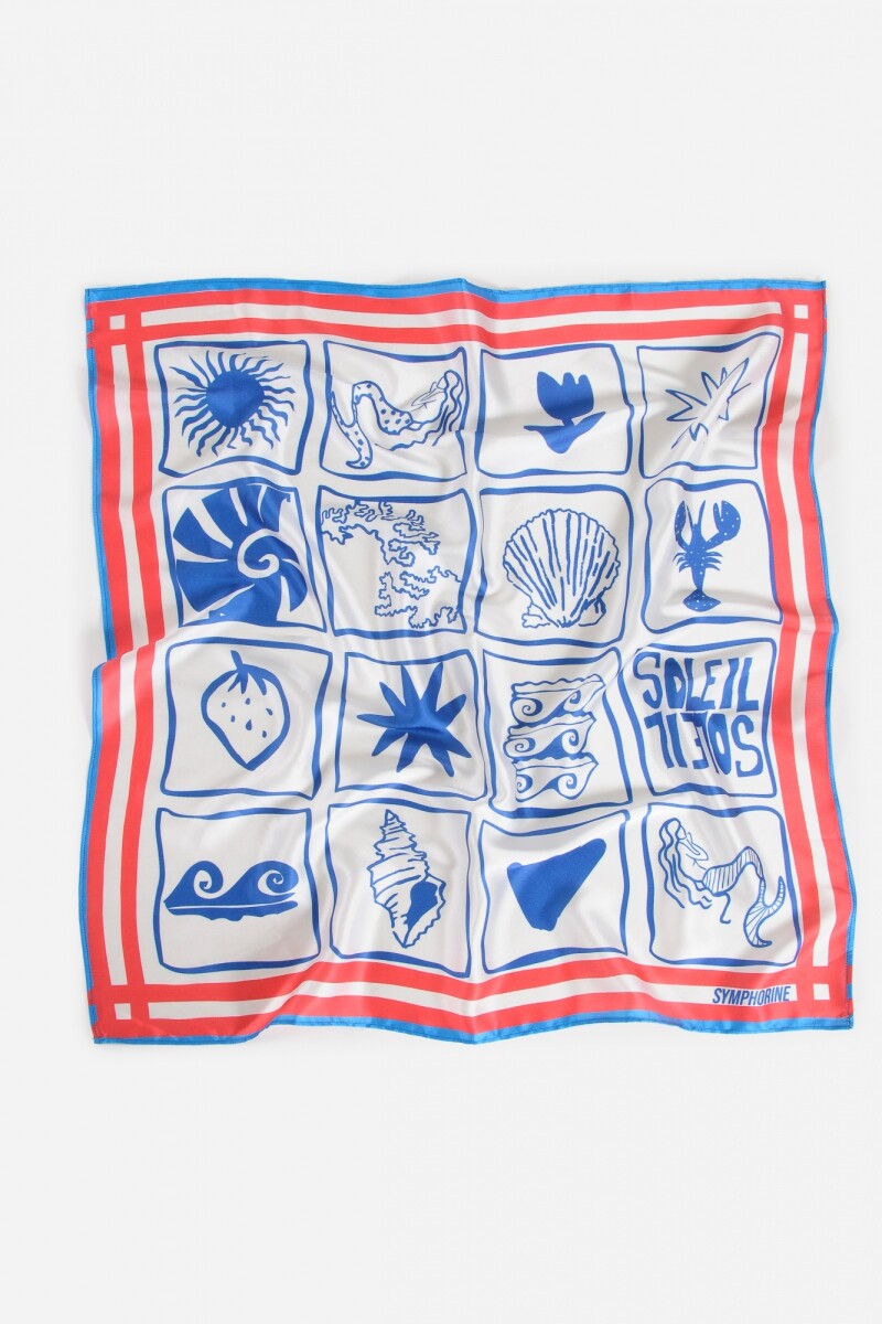 Pañuelo Soleil azul