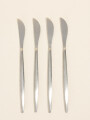 Cuchillo Fiordo, Set 4 Un. Plateado Color Unico