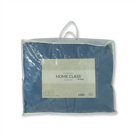Acolchado Pluma 2 Plazas Dohler Home Class Ropa Cama Azul índigo