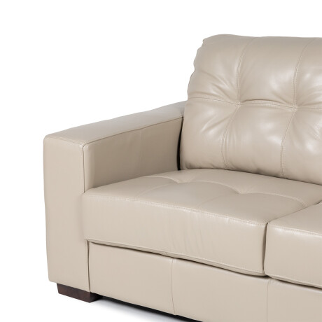 Rinconera Fargo - Cuero Básico - Chaise Derecho 519 (Beige)