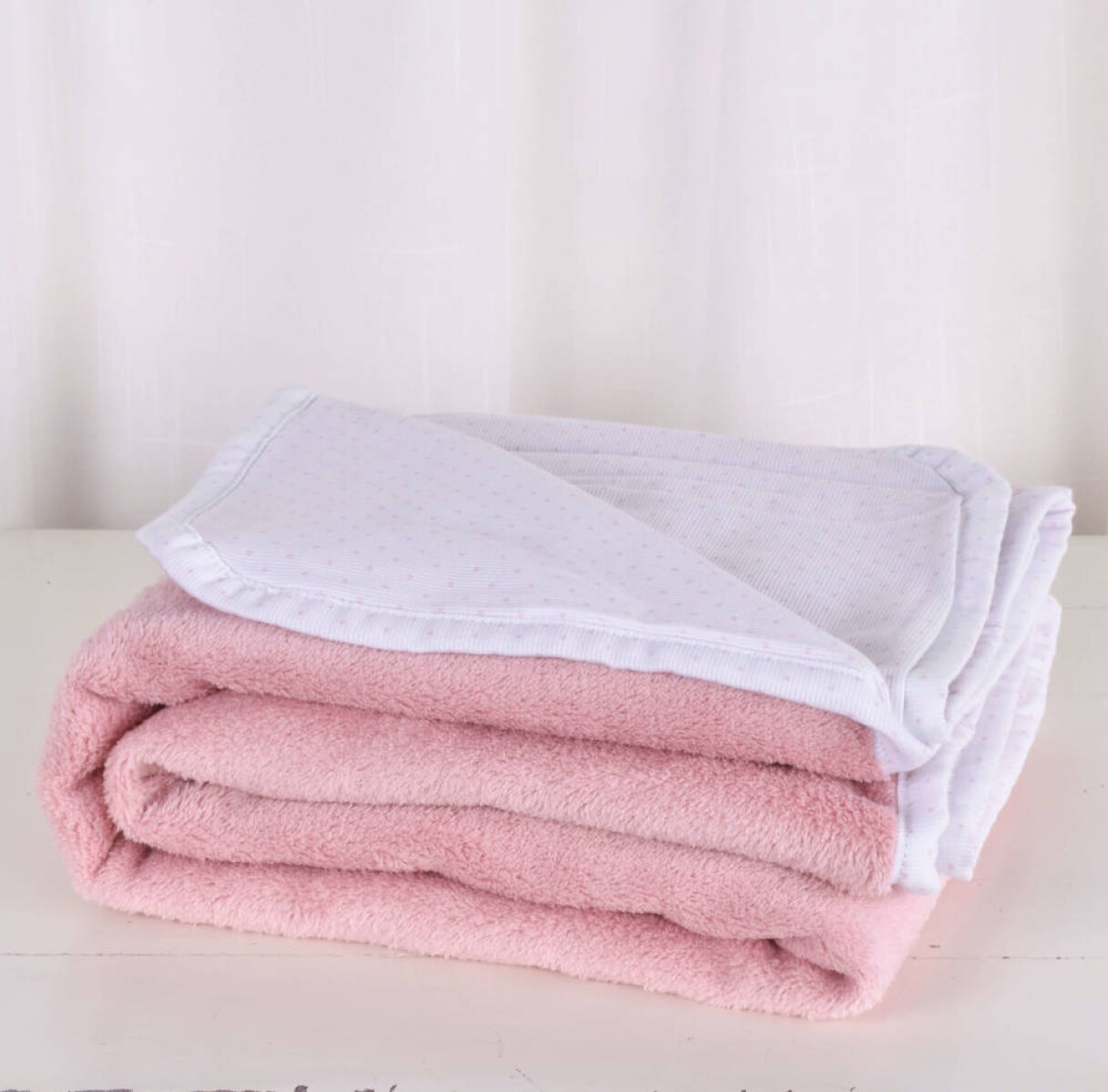 Manta Soft Motitas - Rosa 