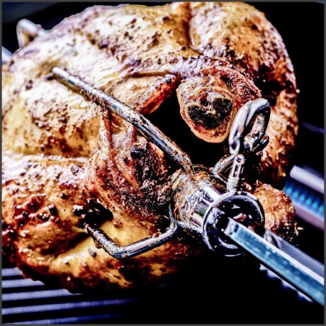 Barbacoa a Gas Broil King Signet 390 3 Quemadores con Spiedo y Hornalla Lateral Barbacoa a Gas Broil King Signet 390 3 Quemadores con Spiedo y Hornalla Lateral