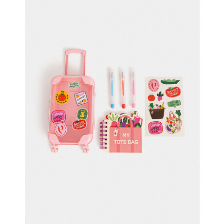 Librería Sets Valija Rosa Claro