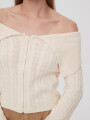 Cardigan Daiarita Crudo / Natural