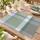 Individual PVC 45x30cm Cuadros Verde