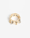 Anillos Medianos y Grandes Metal Aillo Grande Bicolor - Combinacion Bicolor