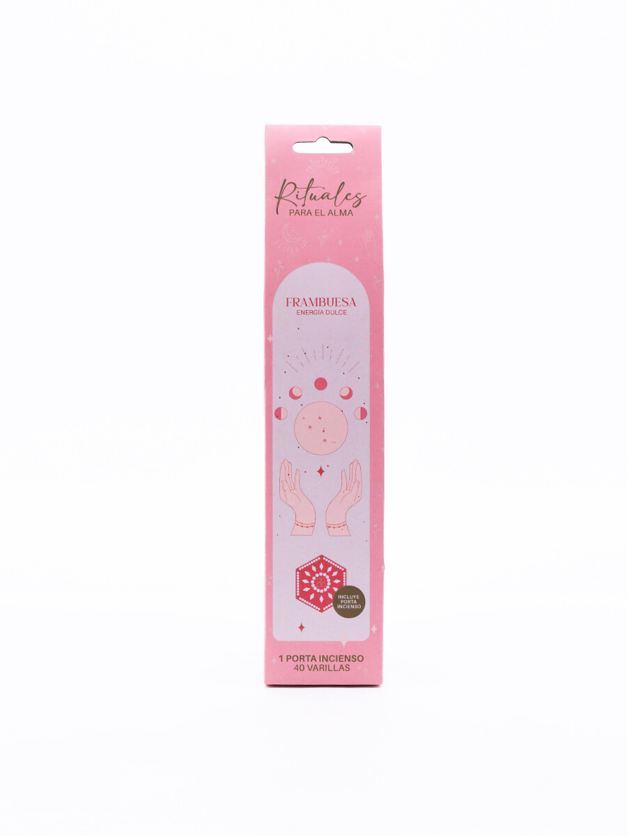 INCIENSOS STICK *40 - FRAMBUESA (144) - ROSADO 