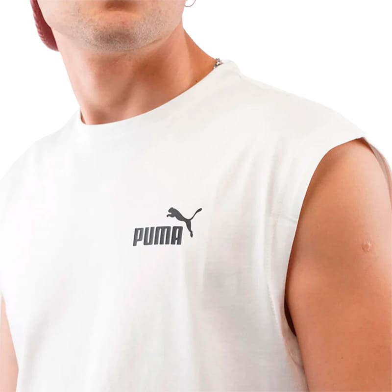 Musculosa Puma Buzo ESS de Hombre - 586738 02 Blanco