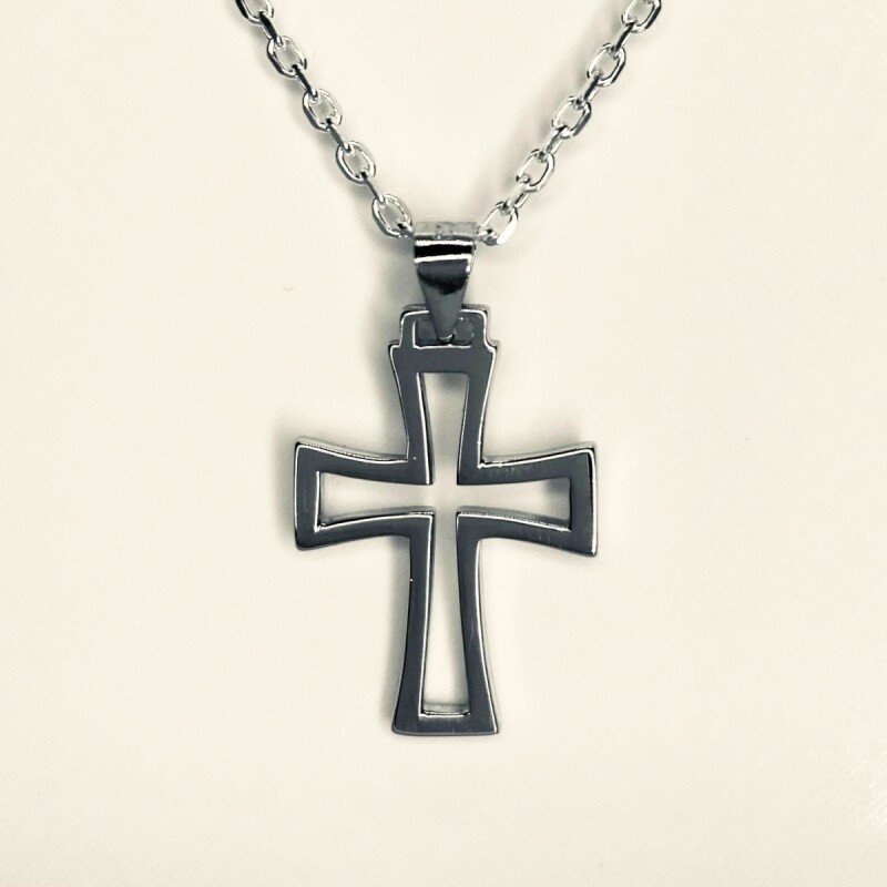 CRUZ DE PLATA , TAMAÑO 2,3CM L1dslf-00842-x3