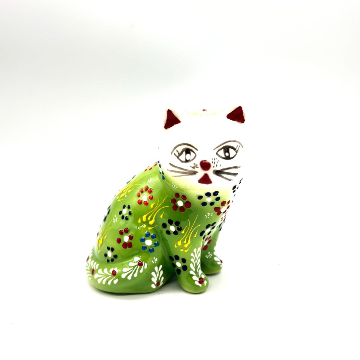 Gato de cerámica - Verde 