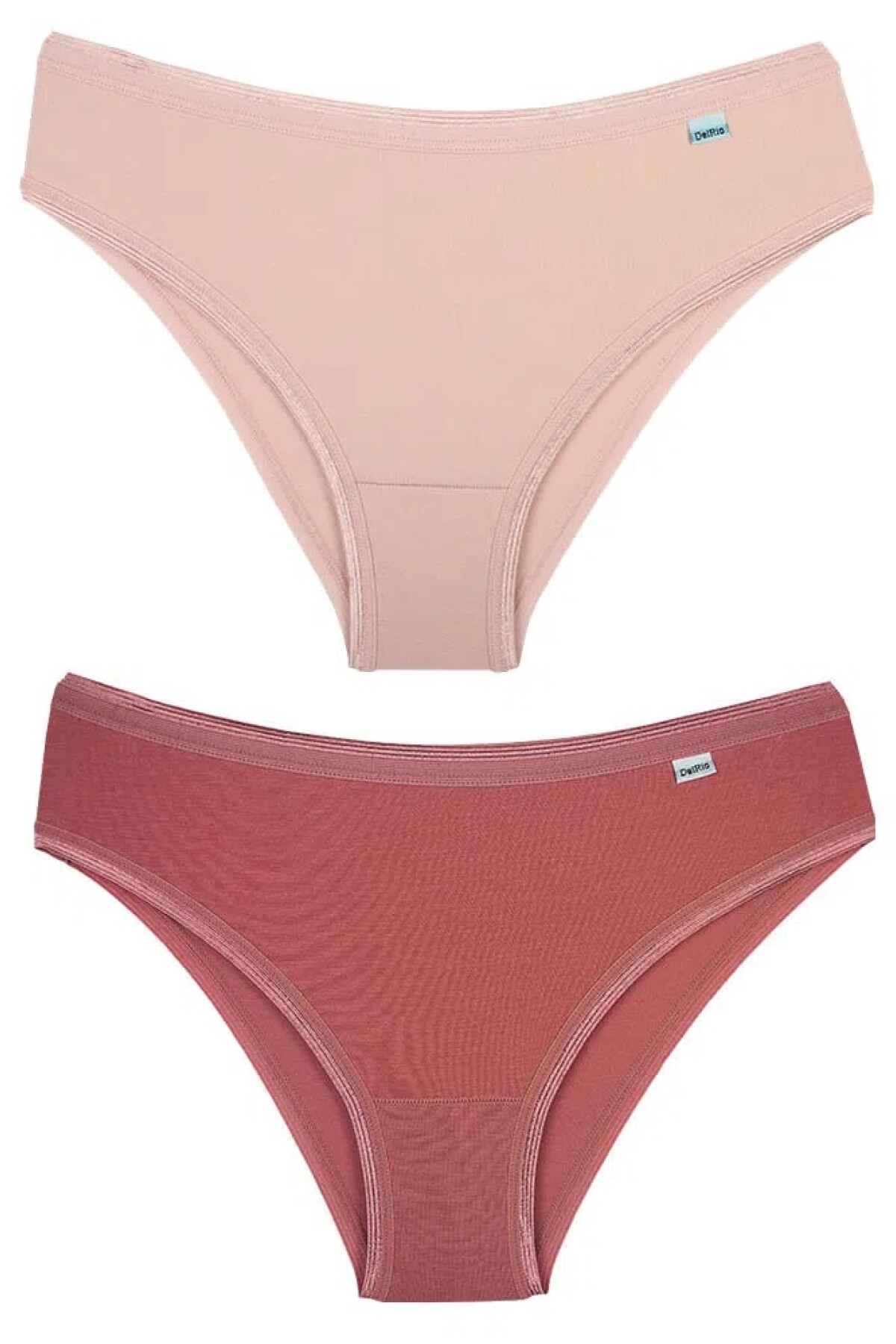 DEL RIO Pack duo bikini modal Durazno/Rosa