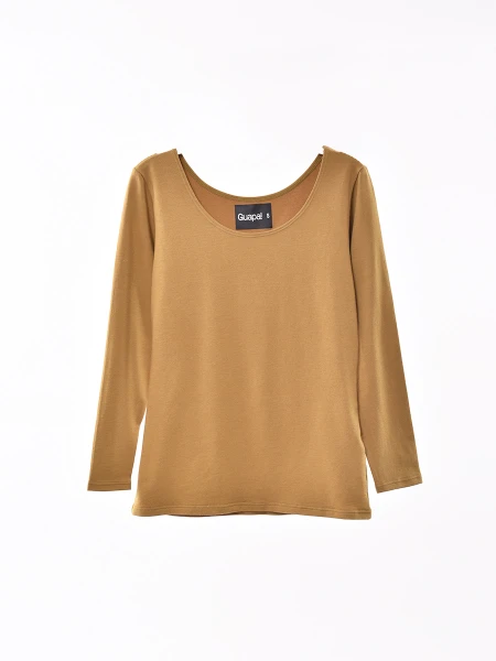 REMERA BASICA POLONIO MIX VERDE MUSGO