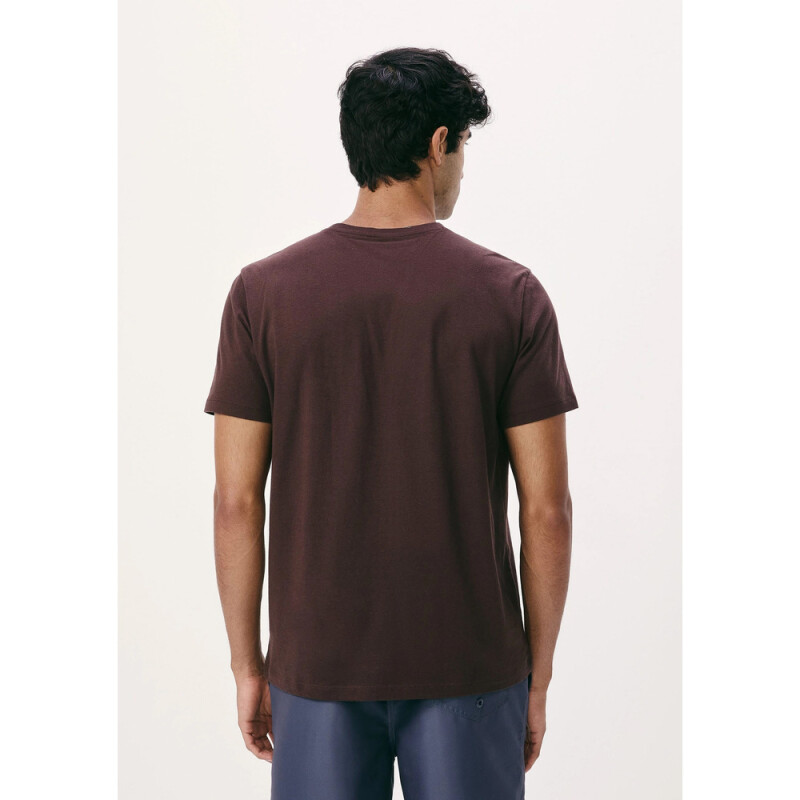 CAMISETA MM MASC MARROM ESCURO
