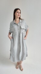 Vestido Oslo Celeste