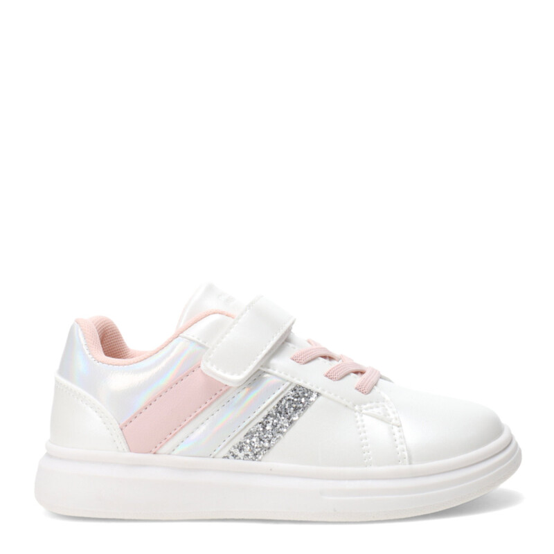 Championes de Niña MINI Miss Carol CALCIS Con glitter Blanco