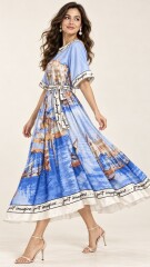 VESTIDO VENUS CELESTE