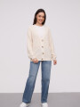 Cardigan Ahualoa Crudo / Natural