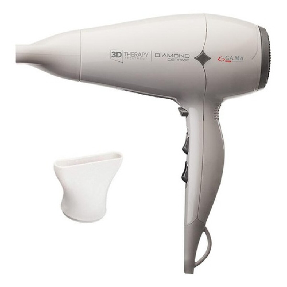 Secador de pelo GAMA ION Diamond 3D Therapy - Blanco 