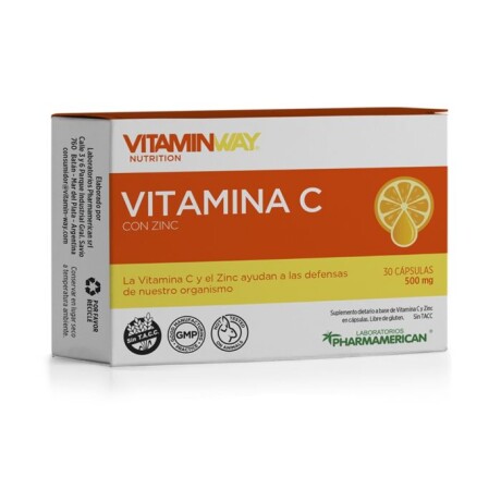 OFERTA VENCIMIENTO Vitaminway Vitamina C + Zinc 30caps OFERTA VENCIMIENTO Vitaminway Vitamina C + Zinc 30caps