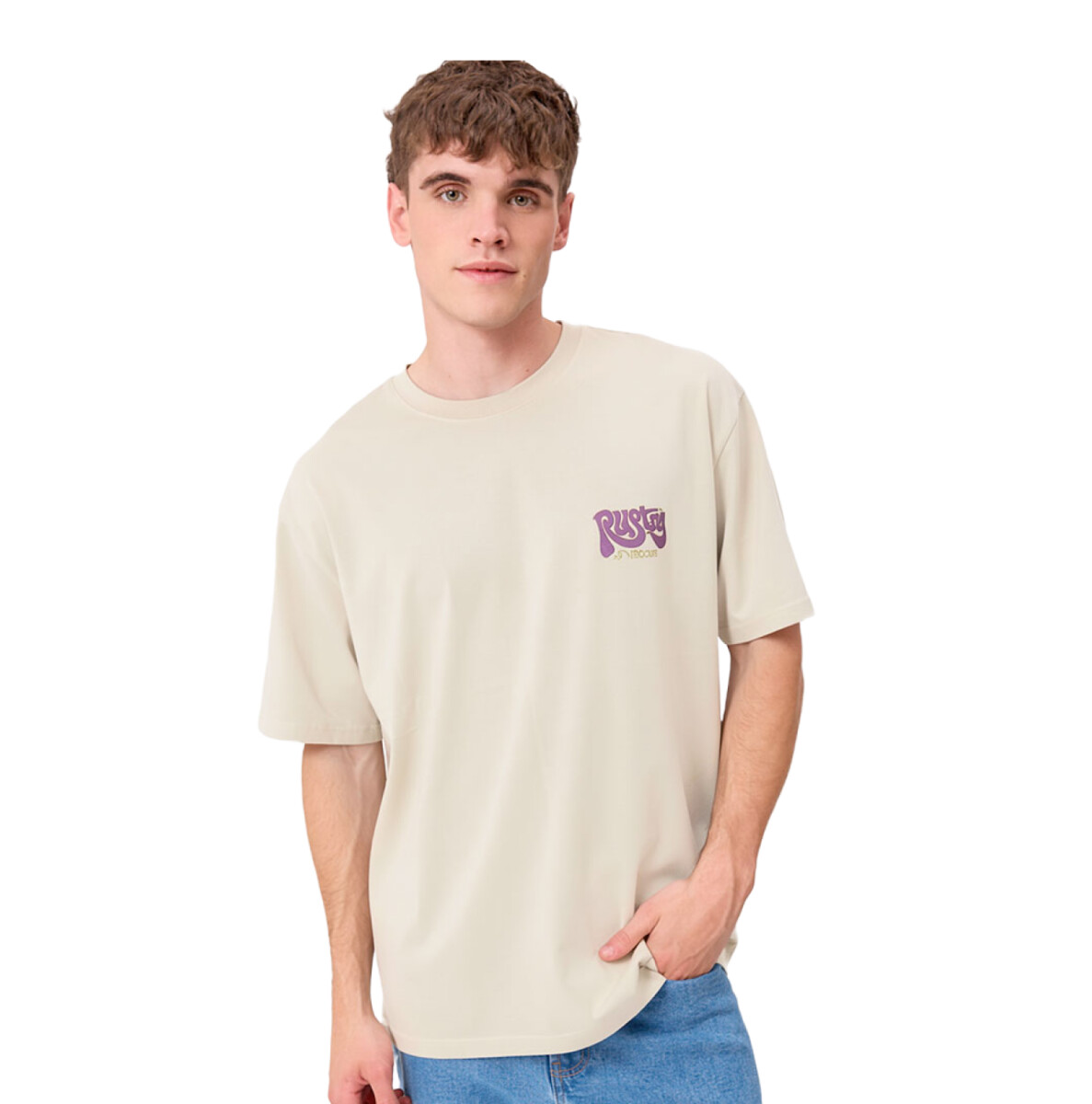Remera Rusty Oceana - Beige 