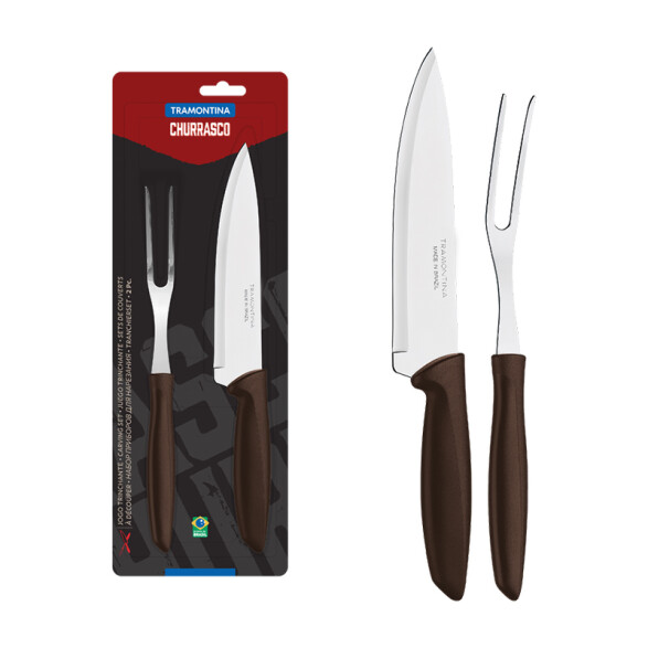 Juego de cuchillo y trinchante "PLENUS-CHURRASCO" TN9738