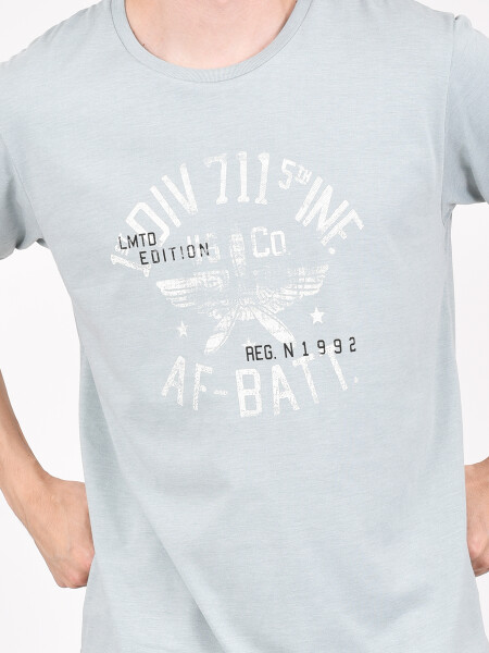 REMERA DIV GRIS MELANGE C